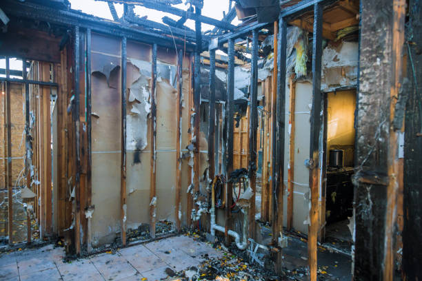 Professional Soot Cleanup technician working in Fairfax, VA